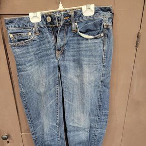 American Eagle Boy Fit Cropped Jeans
